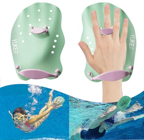 FairyPeach Swimming Hand Paddles,Swim Training Palas de Mano,Pala de Mano para Natación,Paletas de Mano para Natación,PVC-frei