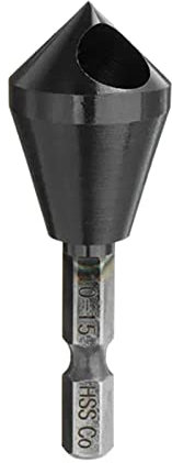 M35 Cobalt HRC89 TiAlN Countersink Drill Bit 1/4 Inch Shank 90 Degree Deburring Chamfering Hole Type Cutter Tool