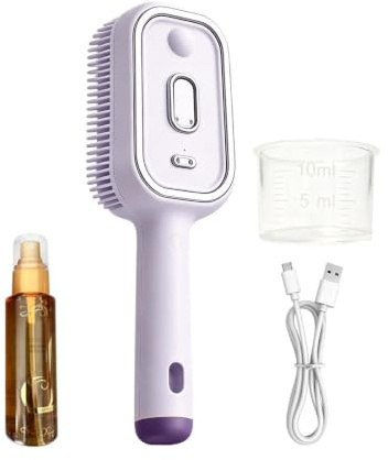 Pettine Elettrico A Cuscino D'aria Per Spray Per Donne, 2026 Nuova Spazzola Per Capelli A Vapore, Spazzola Per Capelli Ricaricabile Anti-crespato - Facile Per Lisciare Lo Styling
