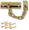 Merriway BH06518 - Cadena de seguridad para puerta (latón pulido, 1 unidad), color dorado