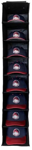 Cap Buddy Cap Regal Kappenhalter Schwarz Diese Hut Ablage passt perfekt im Kleiderschrank Wand oder Stange. Mützenaufbewahrung schützt deine Basecaps vor Staub und Dellen (Black)
