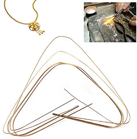 Varilla de soldadura de plata, varilla de soldadura de joyería, varillas de soldadura de plata, varillas de soldadura doradas y plateadas, alambre de soldadura, personas reparadoras de joyas para