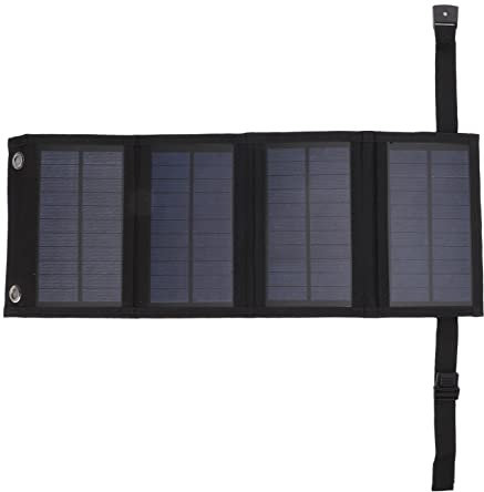 20W 5V Portable Solar Panel Charger With USB for Outdoor Camping, Hiking, Backpacking and Electronic Devices