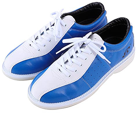 DAMANDO Herr Bowlingskor, skålskor med glidande sulor Lätt Bowling Athletic Sneakers,Blue,39 EU