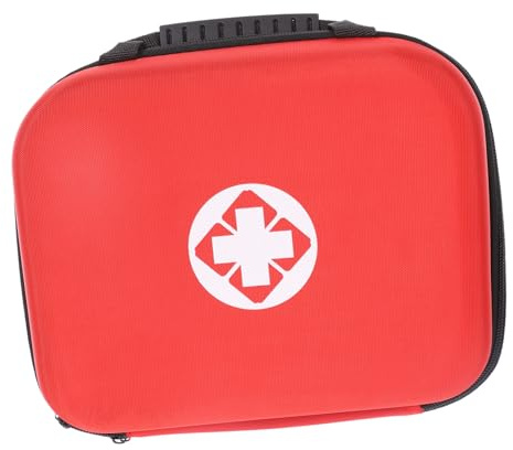 POPETPOP Bolsa de Almacenamiento Médica de Emergencia Botiquín Portátil Rojo para Hogar y Protector de Artículos Sanitarios Organizador de