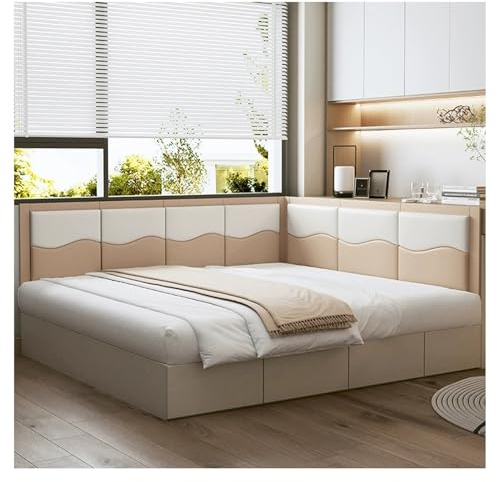 Antikollisions-Wandpolsterung For Kinder, Wandmontierte Gepolsterte Kopfteilpaneele, Abziehbares Und Aufklebbares Kopfteilpaket, For Schlafzimmer(Color4,50x400cm)