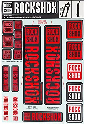 RockShox Unisex – Erwachsene fælgbånd-03054962 Felgenb nder, Rot, 35mm Standrohre EU