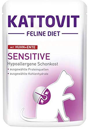 Kattovit PB Feline Diet Sensitive Huhn & Ente 85g (Menge: 24 je Bestelleinheit)