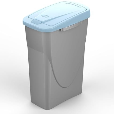 eacommerce Pattumiera Bidone Secchio Contenitore per Raccolta Differenziata in Plastica Componibile (Azzurro, 15 Litri)