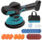 Akku Auto Poliermaschine,Exzenter Poliermaschine für Bosch 18V GBA (Ohne Akku),6 Variable Geschwindigkeit,ideal zum Schleifen, Polieren und Wachsen von Booten und Autos