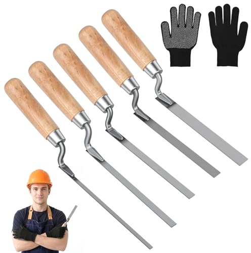5 Piezas palas de dedo planas, Anchura 6 8 10 12 14 mm