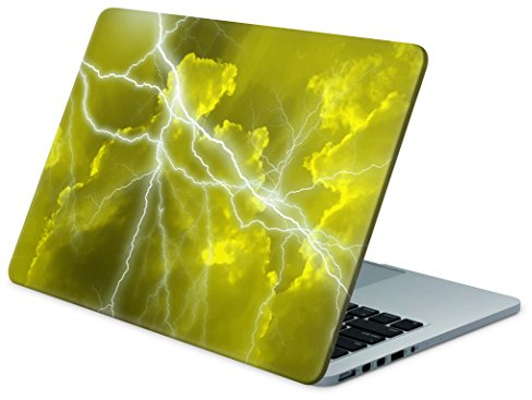 Skins4u Laptop Aufkleber Universal Skin Netbook Sticker für bis zu 17,3 Displays in 41,5x33cm - Apocalypse Yellow