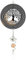 Carillon Éolien Rotatif, Arbre de Vie, Décoration Extérieure en Acier Inoxydable pour Jardin, Terrasse et Maison (B)