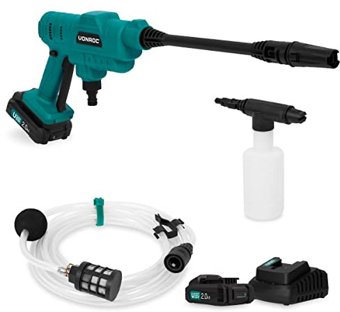 Akku Hochdruckreiniger (Mit 2x2Ah Akku & Ladegerät)
