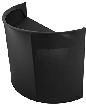 OMNITRONIC Curved Mobile Event Stand | Portabler DJ-Tisch mit Verkleidung für mobile Anwendungen