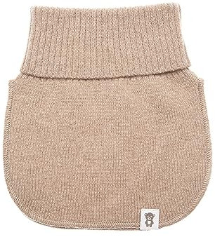 KNITAS Strickschal Schlauchschal aus Wolle für Baby Kinder I Super Weich und Warm Gestrickte Loop Schal zum Schutz des Halses im Herbst Winter I Schlupfschal in der Farbe Beige - für Babys 0-3 Jahre