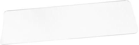 FONDOTIN Transparentes Haarfärbebrett Präzises Strähnchenbrett für Haare Färbepaddel auspc Material Professionelles Hair Highlighting Board für Friseure und Anfänger