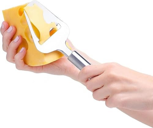 LALENE® Stainless Steel Cheese Slicer – Perfect for Slicing Hard Cheeses, Vegetables, and More Professional Cheese Slicer, Stainless Steel, Sharp Blade