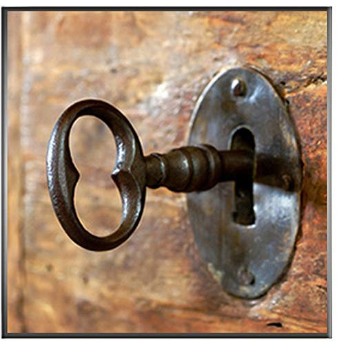 MotivX-Ideenwerkstatt Magnettafel Quadrat incl. 100 Stk. GRATIS Notizzettel - Motiv - Schloss Antik