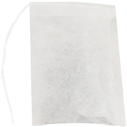 Remorui Tea Diffuser Bags Convenient Eco-friendly 300pcs Disposable Tea Bags with Drawstring for Brewing Loose Leaf Tea Tea Brewer White L