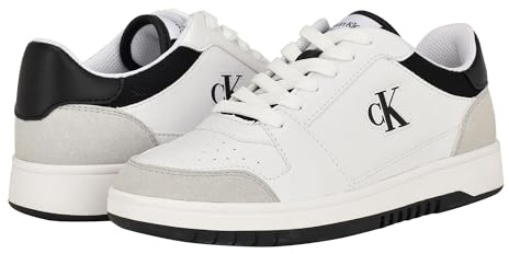 Calvin Klein Sneaker Hania Donna, Bianco/Grigio 140, 37.5 EU