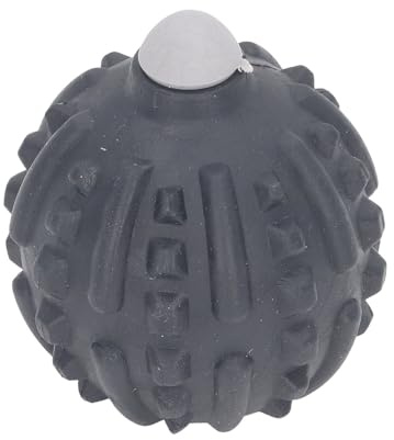 Bola de Fascia Muscular Vibratoria Eléctrica para Masaje de Tejido Profundo, Alivia el Dolor y la Tensión, con Cabezal de Repuesto, Portátil y Conveniente (BLACK)
