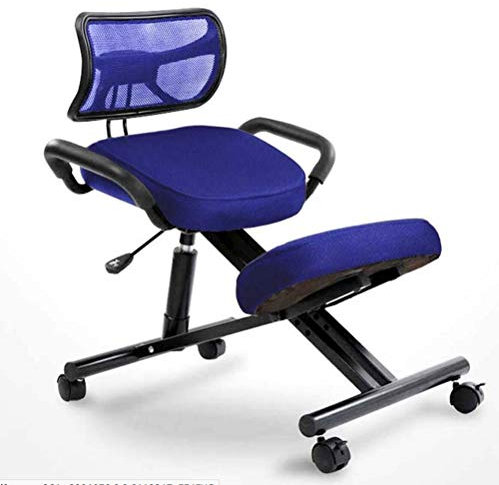 Ergonomischer Kniestuhl für bessere Körperhaltung - Schaukelhocker für Büro & Zuhause - Höhenverstellbar und drehbar - Haltungskorrekturstuhl für schlechten Rücken - Ergonomische