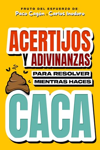 Acertijos y adivinanzas para resolver mientras haces caca: Tu pausa en el baño ya no será la misma | Regalos originales para hombre y para todos aquellos que pasan mucho tiempo sentados