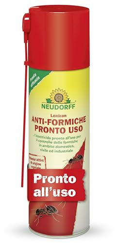 Neudorff Loxiran Anti-Formiche Pronto Uso – Spray pronto all'uso per il controllo mirato delle formiche con effetto immediato per interni ed esterni, 400 ml
