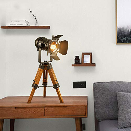 Lampe de bureau trépied Vintage Spotlight trépied debout lampadaire pour la maison