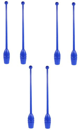 BESPORTBLE Lot De 3 Bâtons De Gymnastique Artistique pour Adultes Bâtons De Gymnastique Multifonctions pour Le Fitness Bâtons en Résine Sûrs pour Enfants 2 Pièces X 3