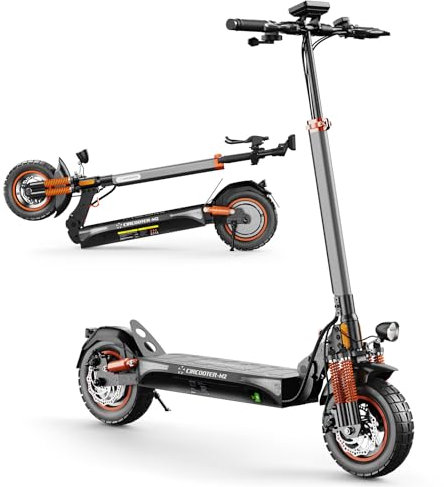E Scooter mit Straßenzulassung, 10 Zoll E Roller 60-70KM Reichweite mit Blinker, E-Scooter Offroad bis 150kg Tragkraft, Faltbarer Elektro Roller Erwachsene für Offroad und Pendeln- mit Schlauch