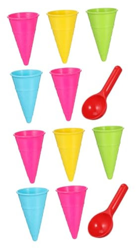 Homoyoyo EIS-Tüten Sandspielzeug Set Für – 1-5 Teiliges Set Mit Schaufel Und Sandformen in Zufälligen Farben – Den Strand Und Im Freien Fördert Kreatives