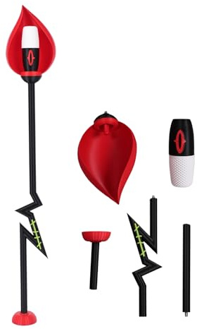 Yulefly Alastor Staff Hazbin Hotel Alastor Cosplay Anime Cosplay Costume Accessories Halloween Carnival