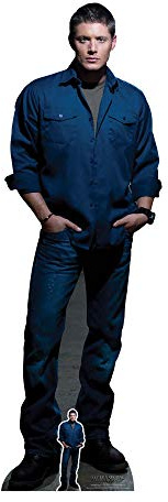 Star Cutouts SC1349 Dean Winchester Blue Shirt (Jensen Ackles) Supernatural Cardboard Cutout – Legendary Hunter Fan Display & Collector Decoration