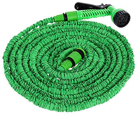 BEPM Canna Acqua Estensibile Tubo Estensibile da Giardino 175Ft Tubo da Giardino Espandibile Tubo di Plastica Flessibile Espandibile Tubo dell'Acqua con Pistola A Spruzzo per Irrigazione
