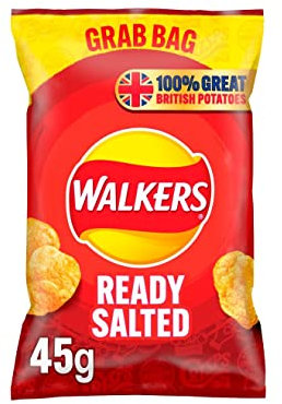 Walkers Ready Salted Crisps Grab Bag 45g