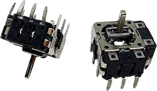 Potentiometer 5 Stück FJ06k-S Schiebewaage Multifunktionspotentiometer B10k-1 mit Vierrichtungs-Druckschalter Variabler Widerstand