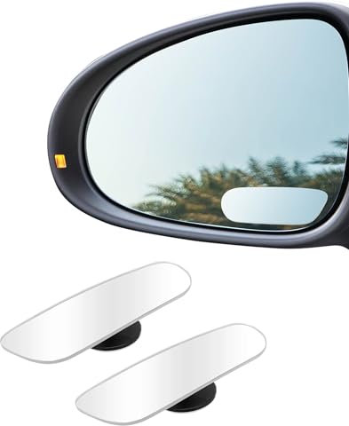 Flaconi 2PCS Espejo Retrovisor Coche HD Ajustable 360° Punto Ciego Ángulo Muerto