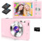 Appareil Photo numérique, Appareil Photo 4K autofocus avec Carte SD 32G HD 48MP avec Grand écran 2.8, Zoom numérique 16X, Appareil Photo Compact Mini Portable pour Adultes (Rosa)