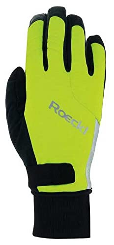 Roeckl Villach 2 Winter Fahrrad Handschuhe lang Fluo gelb 2023