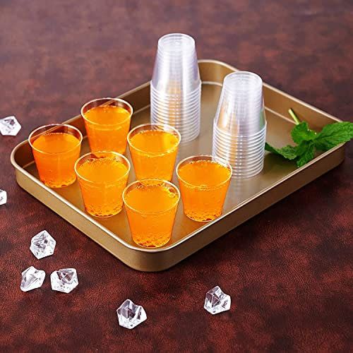 Hot Bargains Clear Plastic Shot Glasses - 1000 Reusable 2cl/30ml Jelly Cups for Party, Bars, Restaurant