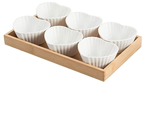 Piccole Ciotole da Dessert Sauca creativa Piatto in ceramica Snack in ceramica Struita secca PORCELLAIN Porcellana Porcellana Sala Sala Sala Bowl Famiglia Dessert Dessert Stoviglie da cucina Piattini