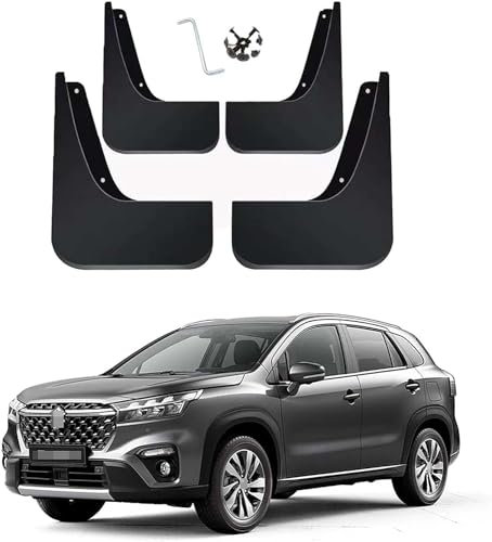 Fango Fender Parafanghi per Auto Paraspruzzi per Suzuki S-Cross III 2022, Il Paraspruzzi per Pneumatici per Fango Dell'auto Accessori per la Protezione Delle