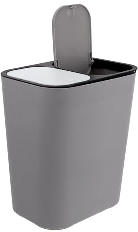Alipis Mülleimer Müllcontainer Abfall Kann Doppelte Mülltonne Müllaufbewahrung Kann Papierkorb Abfallkorb Müll Kontainer Abfalleimer Komposter Für Lebensmittelabfälle Küchenmülltonne Abs