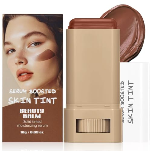 Base de Maquillaje en Barra, Stick De Base Ligera Hidratante, Barra De Contorno, Foundation Stick, Textura Cremosa Contorno, Resistente Al Agua, Acabado Mate Natural, para Todas Las Pieles, #02