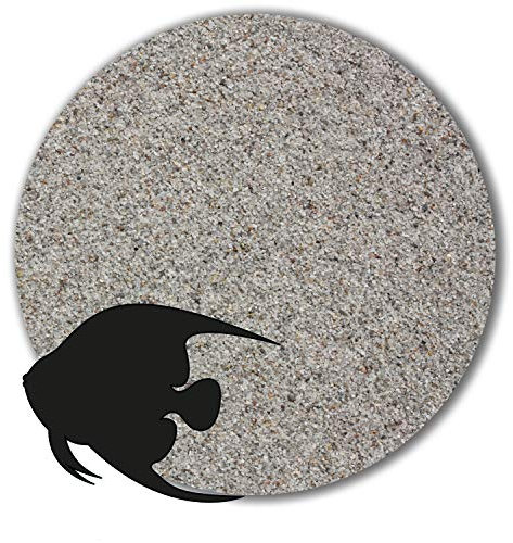 Anbobo Müller GmbH - Aquarium Sand/Aquarium Kies - 25 KG - 0,5-1,0mm - hellgrau