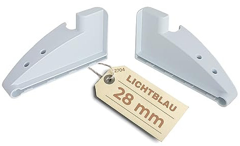 Lichtblau Juego de paneles laterales portabotellas 28 mm derecho 7438550 + izquierdo 7438548 I Liebherr recambios frigoríficos para accesorios portabotellas 7427333 7427329 7438552 7438554