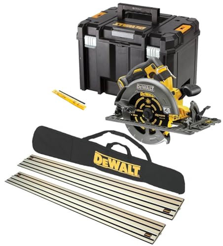 DeWalt DCS579NT 54v 190mm XR FlexVolt High Power Circular Saw 2X Guide Rail Bag