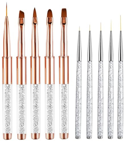 Blanqueador Dental con Kit de Cuidado Bucal Completo, Solución Efectiva para Dientes Más Blancos en Casa,Uñas de con Tapa+5 Piezas Plumas de Arte Uñas